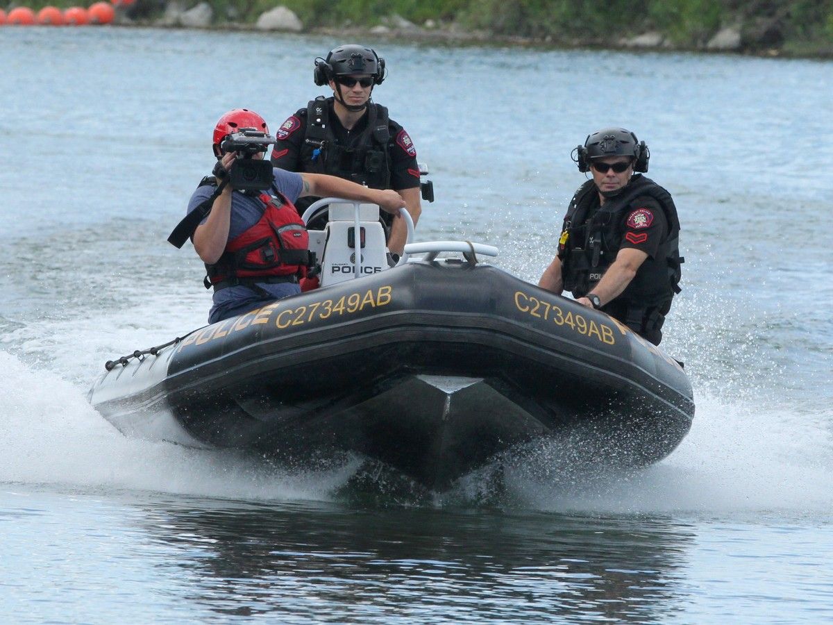 Why Calgary police are submerging pigs in the Bow River
