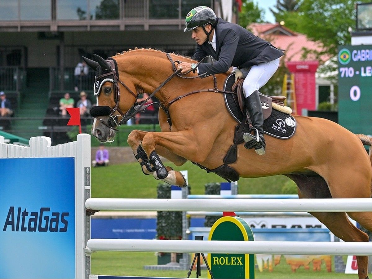 Gabriel de Matos Machado motors to victory in Spruce Meadows' Continental show-jumping tournament