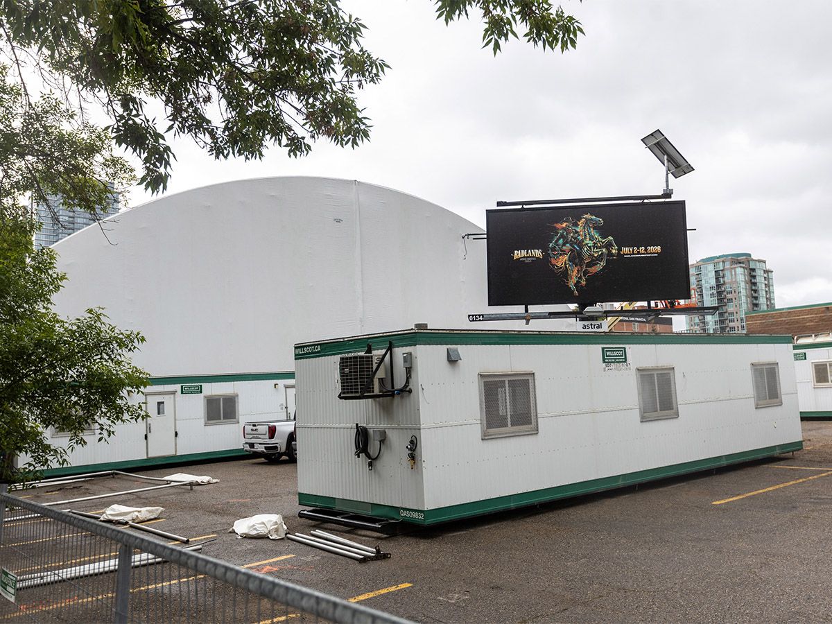 Badlands Music Festival tent