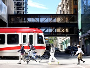 Green Line LRT proposed site for elevated route