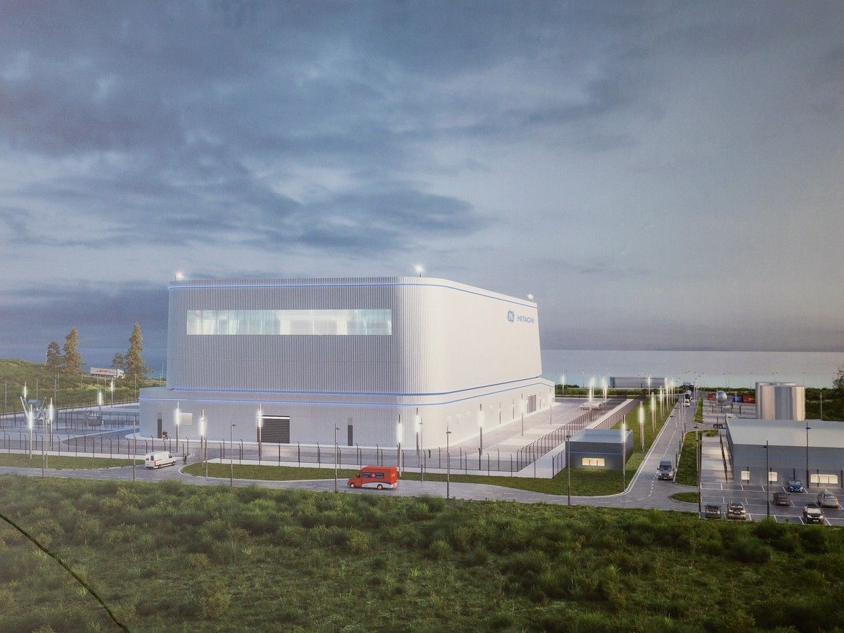 An artist's rendering of a small modular nuclear reactor that was being studied by SaskPower for use in Saskatchewan. Postmedia file