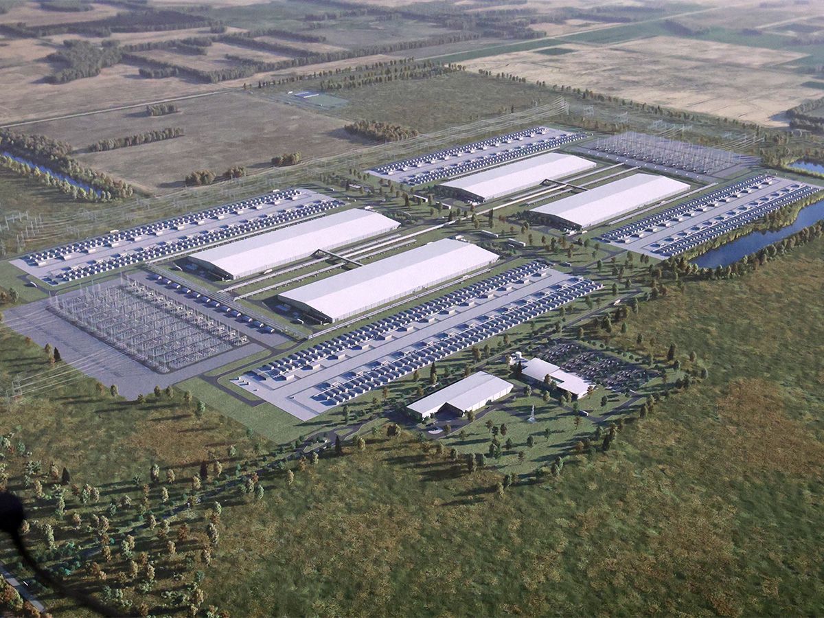 What will be Canada's largest data centre campus in Sturgeon Country, about 35 km north of Edmonton, will be geared towards AI workloads.