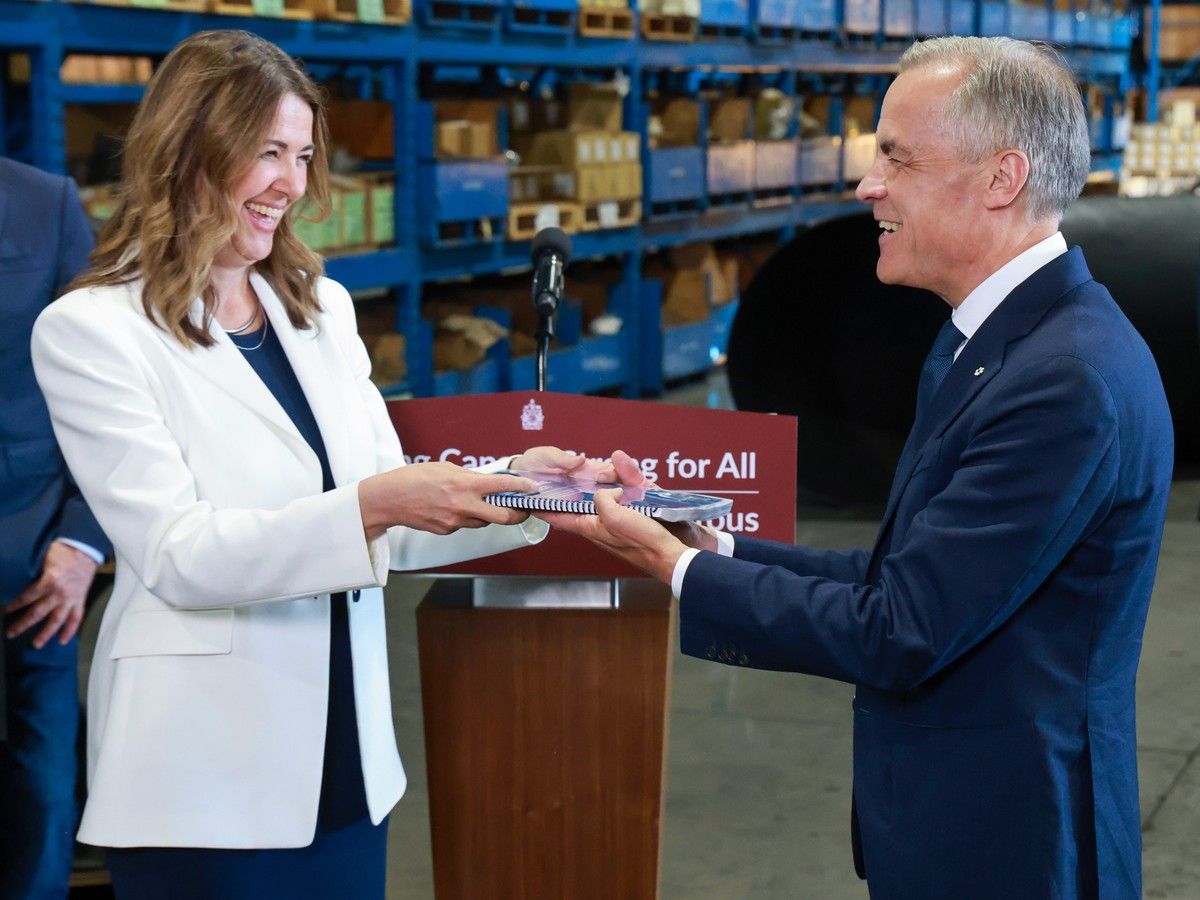 Danielle Smith Mark Carney West Coast Pipeline