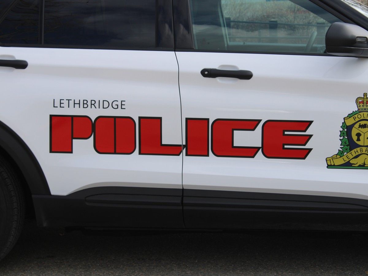 Lethbridge police vehicle
