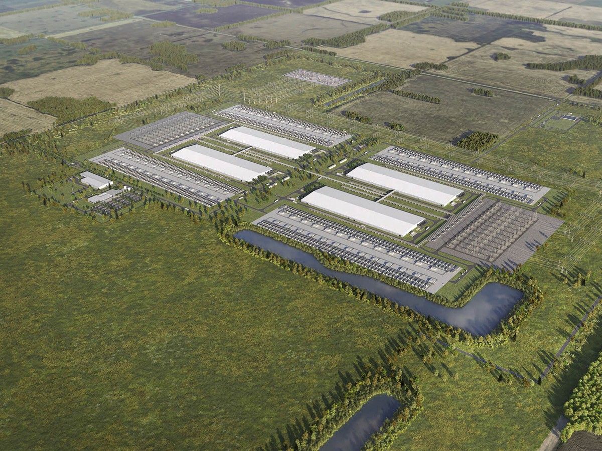What will be Canada's largest data centre campus in Sturgeon Country, about 35 km north of Edmonton, will be geared towards AI workloads.