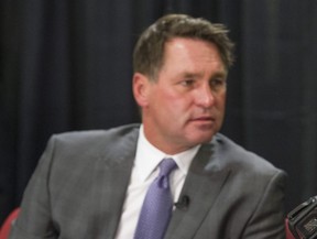 Hockey broadcaster and former NHL goaltender Kelly Hrudey.