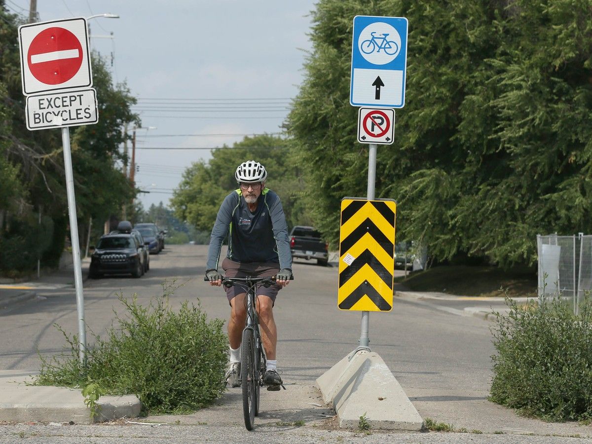 Calgary cyclist