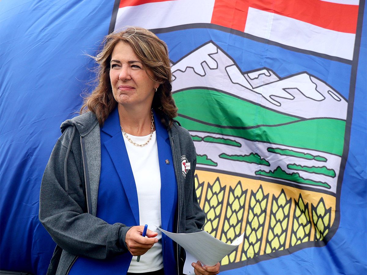 It was Alberta's 121st birthday on Sunday, and part of the celebration took place at Heritage Park with an address by Premier Danielle Smith