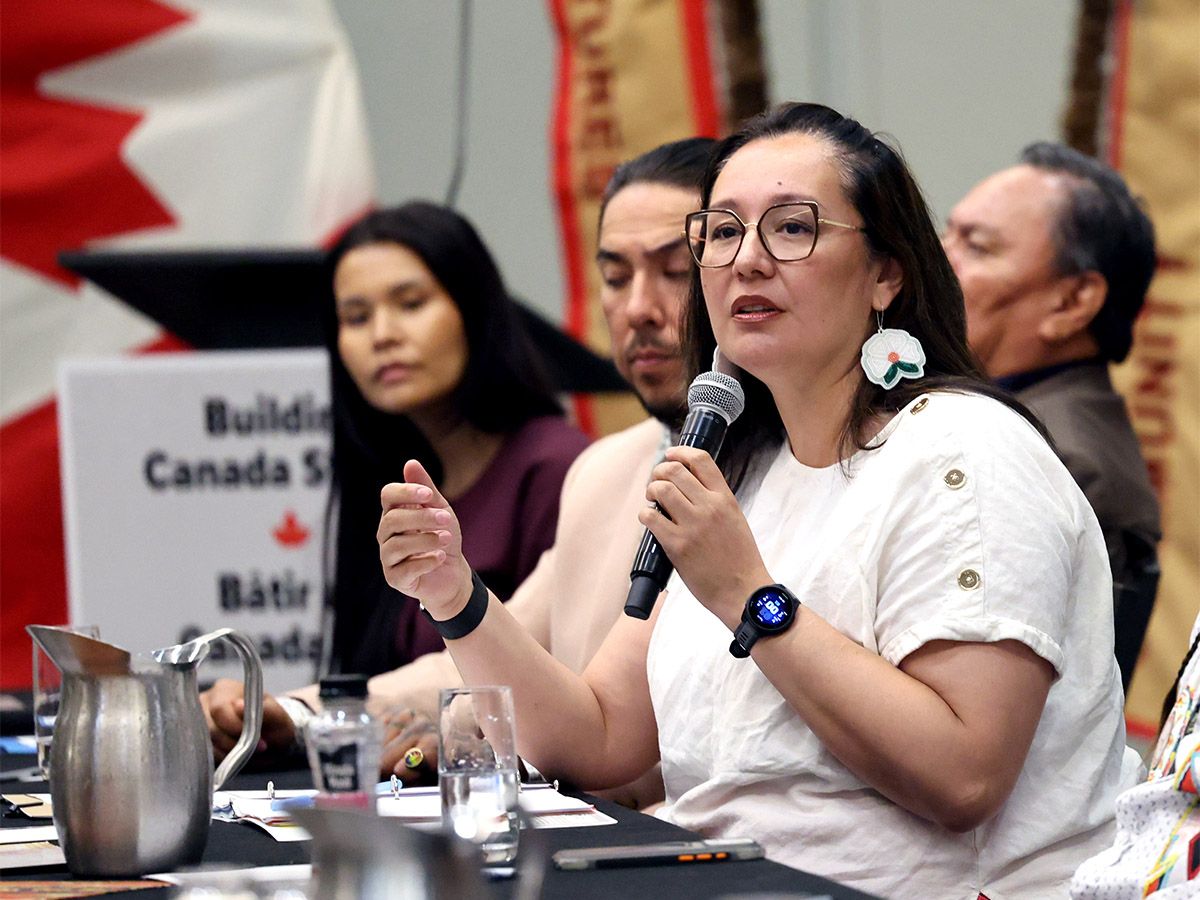 Investment to help Indigenous youth employment announcement with Mandy Gull-Masty