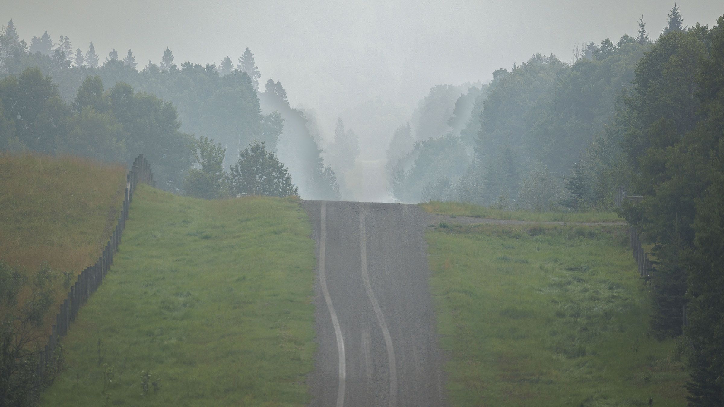 smoke mist rain