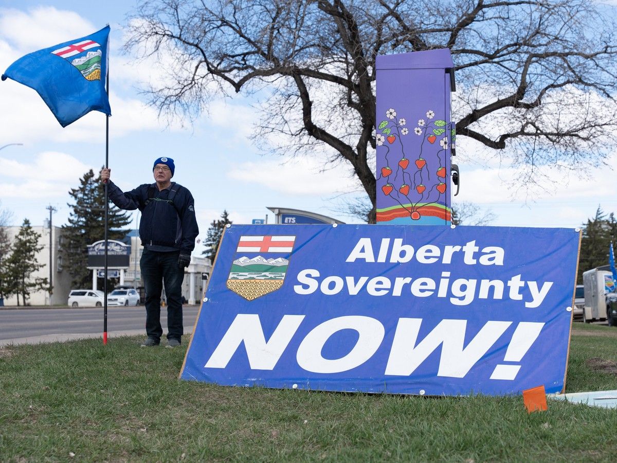 Alberta separatist sign