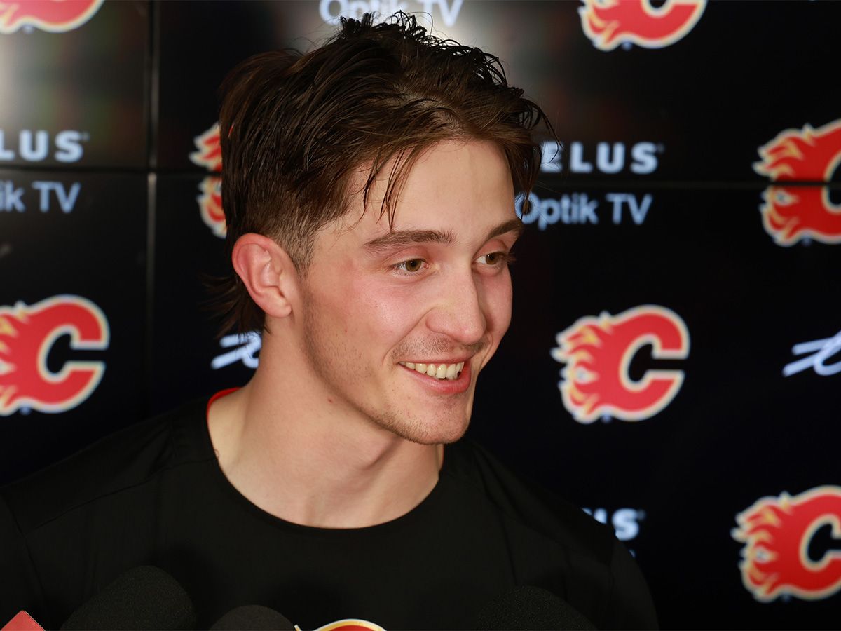 Why Calgary Flames winger Sam Honzek looks ready for a breakout year