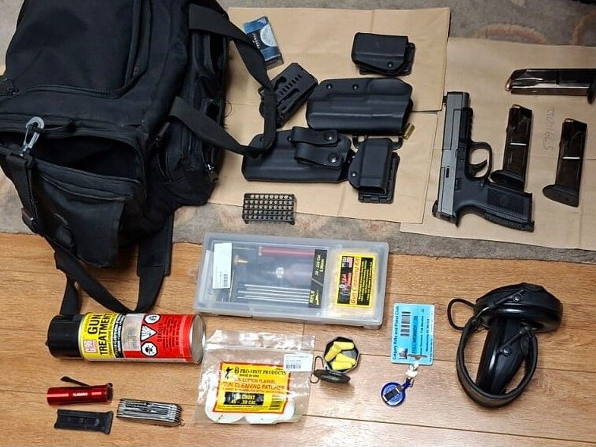 A man is facing a rash of charges after allegedly threatening to shoot a fellow shopper at a Safeway in southwest Calgary last week.