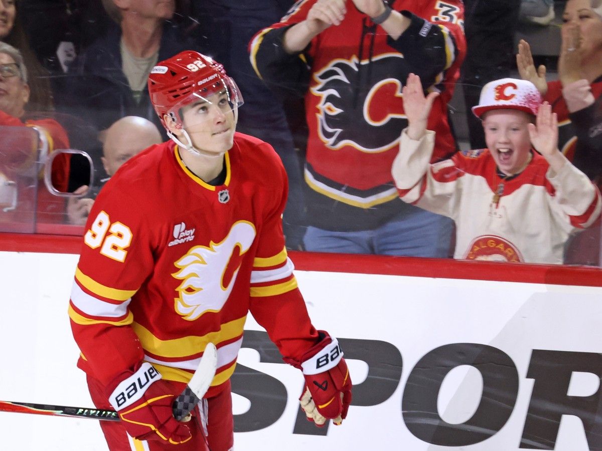 'You know my benchmarks': Flames youngster Matvei Gridin not backing down from ambitious goals this season
