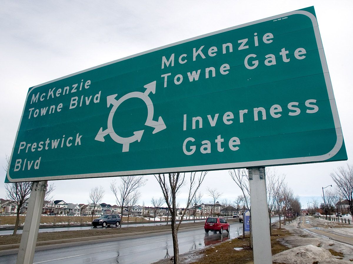 McKenzie Towne's notorious roundabout is getting a redesign