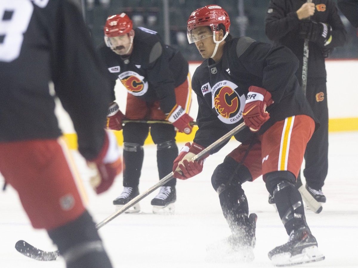 Zayne Parekh, Simon Nemec competing to quarterback Calgary Flames' power play