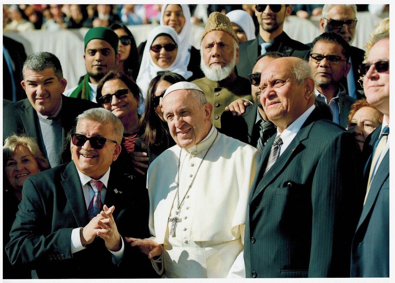 Prof. Imam Syed Badiuddin Soharwardy at the Vatican in 2017