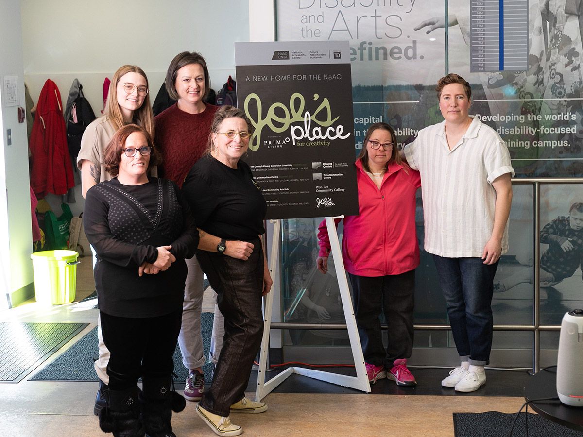 National accessArts Centre artists and staff