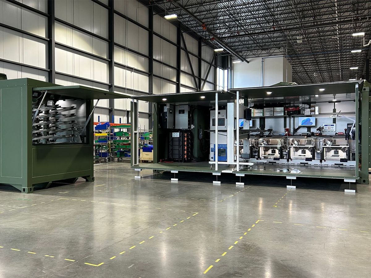 Calgary engineers are a key to developing a self-contained combat drone manufacturing and launching system.