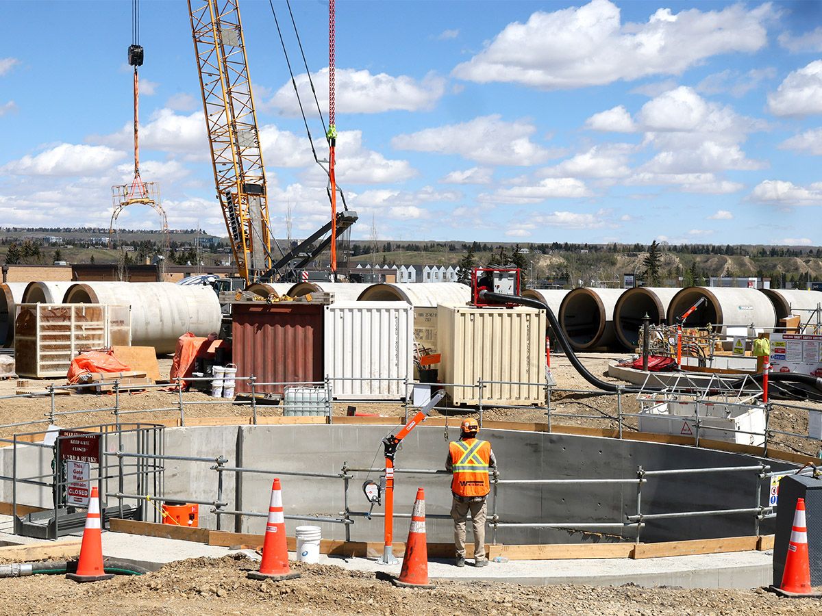 Bearspaw South feeder main replacement project