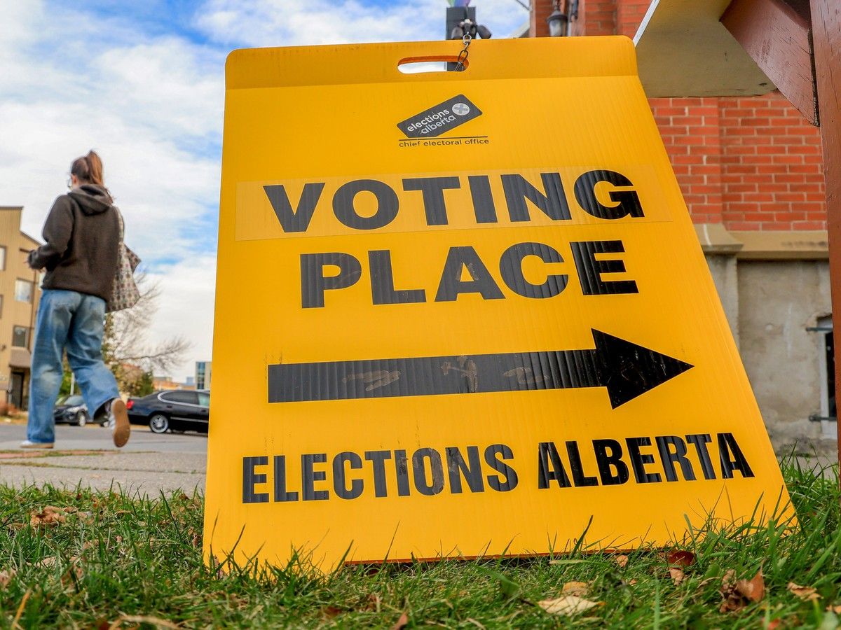Alberta referendum voting place