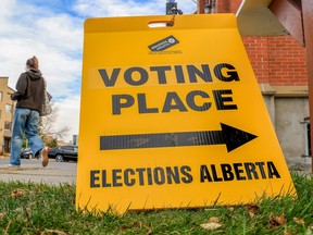 Alberta referendum voting place