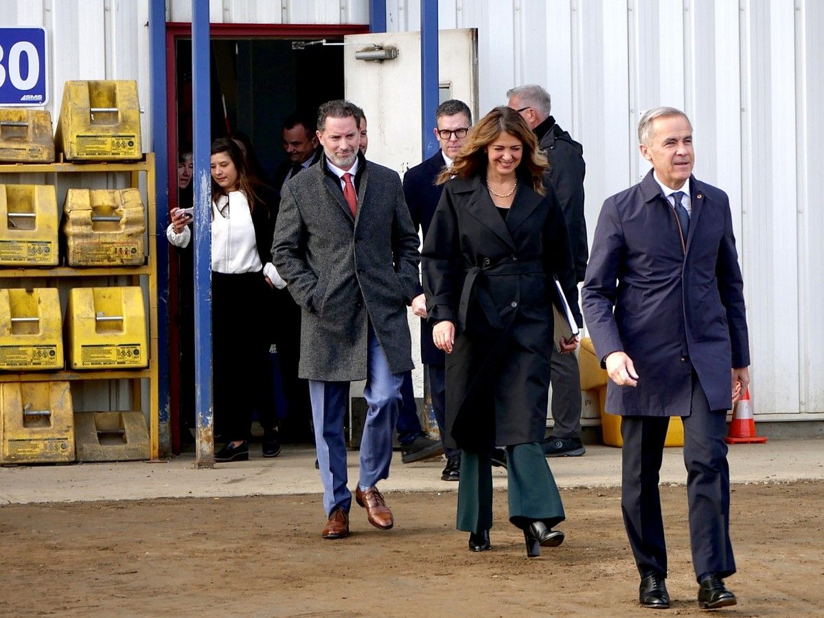 Mark Carney and Danielle Smith
