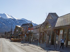 downtown Canmore