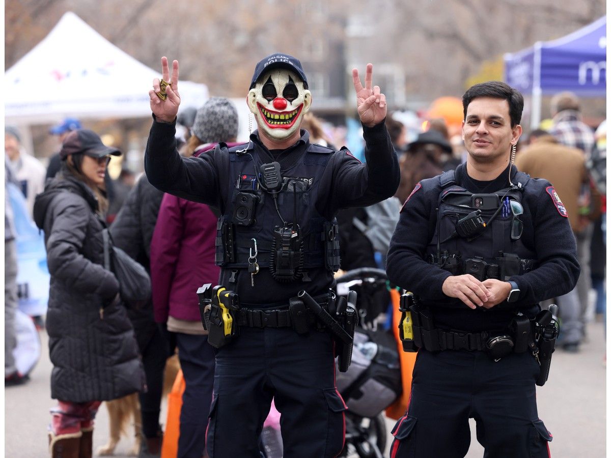 Halloween cops