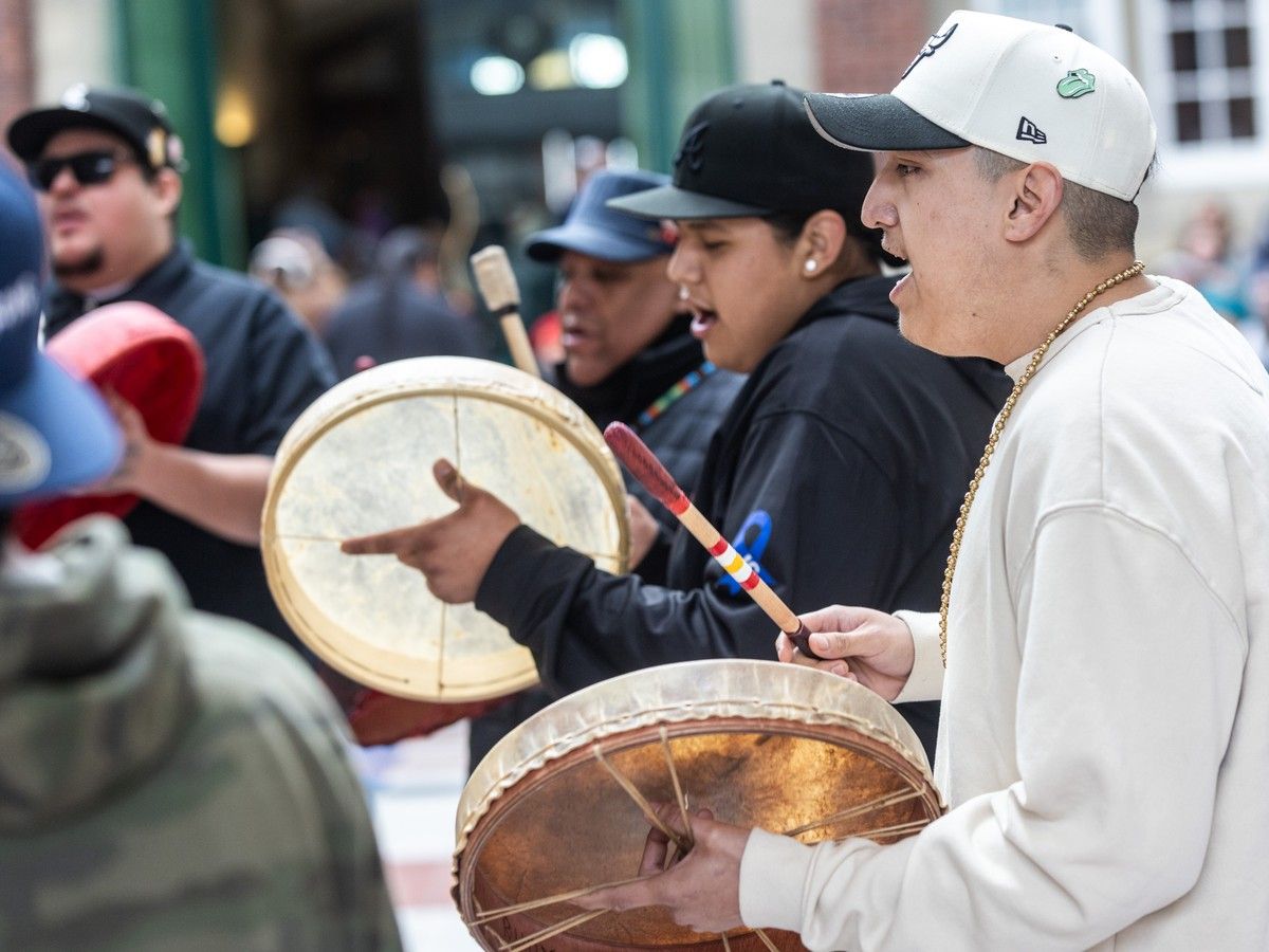 Indigenous drummers
