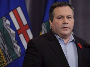 Jason Kenney

United Conservative Party leader Jason Kenney speaks to reporters the day after being elected the first official leader of the new party in Calgary on October 29, 2017. Alberta's United Conservatives say they won't support a proposed law that leaves it to students to decide whether to tell their parents if they join a gay-straight alliance. THE CANADIAN PRESS/Jeff McIntosh ORG XMIT: CPT125

EDS NOTE A FILE PHOTO
Jeff McIntosh,