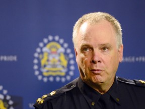 Police chief Roger Chaffin said Calgary leads the nation in vehicle thefts and shootings are on the rise.
