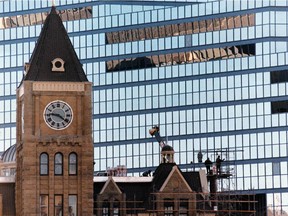 Municipal buildings in downtown Calgary.