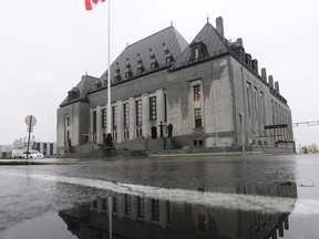 The Supreme Court of Canada is shown in Ottawa on Thursday Nov. 2, 2017. THE CANADIAN PRESS/Sean Kilpatrick