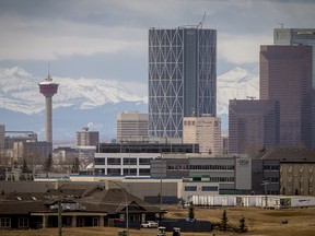 The downtown skyline of Calgary