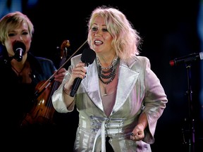 Jann Arden performs during the 2017 TransAlta Grandstand Show on opening night at the Calgary Stampede.