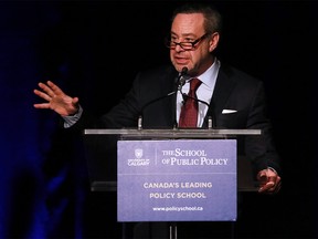 Commentator David Frum speaks at the University of Calgary on Monday, December 4, 2017. The speech was the part of the James S. Palmer Lecture Series. Gavin Young/Postmedia