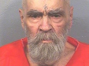 This Aug. 14, 2017 photo provided by the California Department of Corrections and Rehabilitation shows Charles Manson. Manson died on Nov. 19. (California Department of Corrections and Rehabilitation via AP/Files)