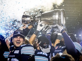 The Toronto Argonauts win the 2017 Grey Cup at TD Place on Nov. 26, 2017