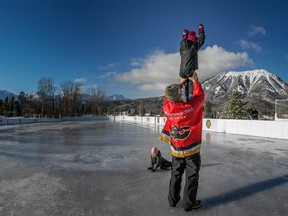 The Fernie outdoor skating rink donated by the Calgary Flames Foundation is set to open. Photo by Ryan Schultz