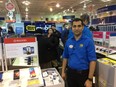 Aziz Kabani, general manager of Best Buy's Sunridge location in Calgary, said about 75 people were lined up at 6 a.m. for the store's Boxing Day opening, despite temperatures of nearly -30 C.