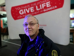 Calgary firefighter captain Roy Kloepper was diagnosed with liver failure in 2013. He waited five months to receive his new liver and during the operation he lost ten litres of blood and needed blood transfusions. Leah Hennel/Postmedia