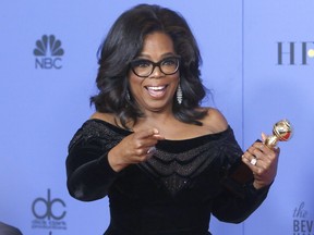 Oprah Winfrey delivered a heartfelt address at the Golden Globes.