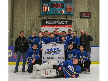 RHC Capitals prevailed in the Bantam Rec A division crown at Esso Minor Hockey Week.