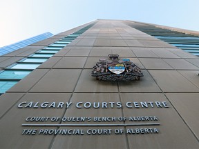 The exterior of the Calgary Courts Centre was photographed on Tuesday January 16, 2018.  Gavin Young/Postmedia