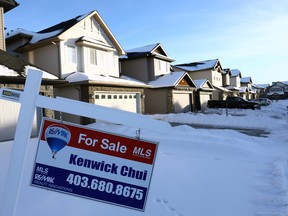 Calgary assessed home values rose two percent according to the City's 2018 assessment report following two consecutive years of market value declines blamed on the slumping economy on Thursday January 4, 2018. Darren Makowichuk/Postmedia