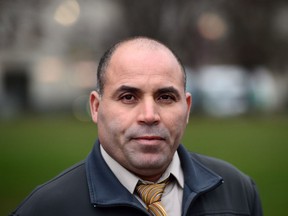 Security certificate detainee Mohamed Harkat arrives at the Supreme Court of Canada in Ottawa on Thursday, Nov. 16, 2017.