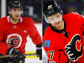 On the left, Freddie Hamilton and Dougie Hamilton. Freddie Hamilton was claimed by the Arizona Coyoteson jan. 4  after the Calgary Flames placed him on waivers.