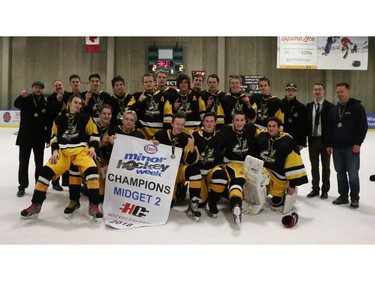 Southside 1 prevailed in the Midget 2 division final during Esso Minor Hockey Week, which ended on Saturday.