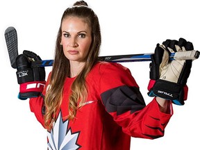 Blueliner Meaghan Mikkelson is shown in a Hockey Canada handout photo.